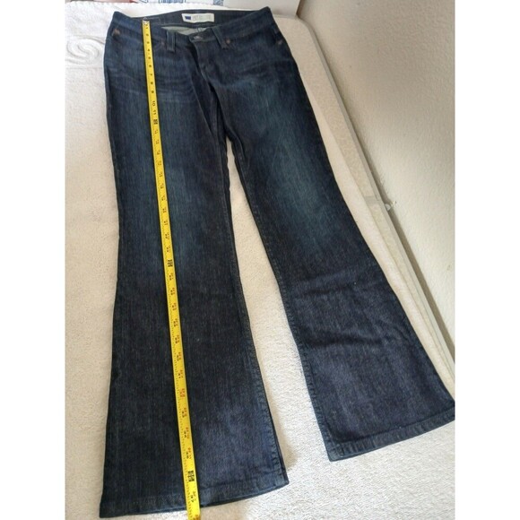 Levi's Bold Curve Jeans Women's 11 S/C Low Rise Skinny Stretch Dark Wash Blue - Picture 6 of 12